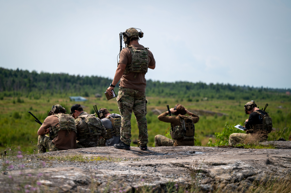 U.S. Navy Special Operators conducting training.