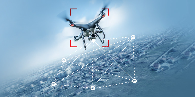 Drone with target