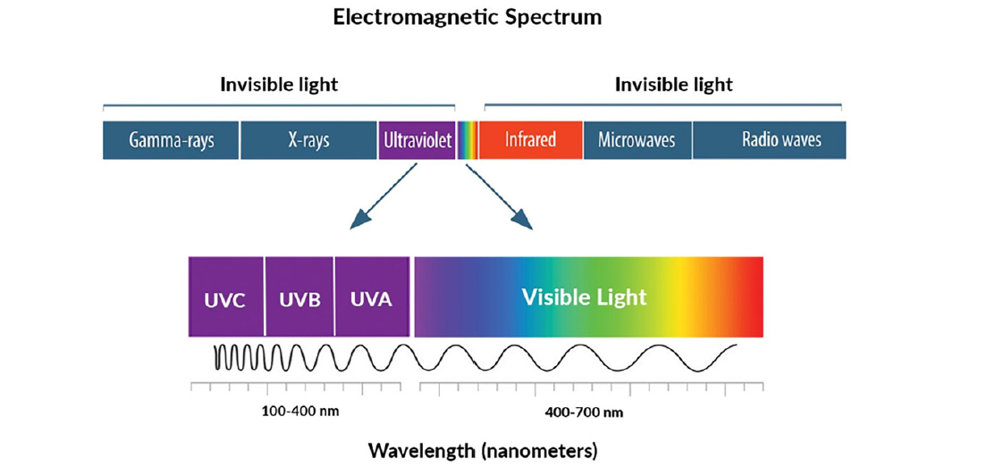 Figure 4. The Electromagnetic Spectrum (Source: National Institute of Health [NIH] [24]).