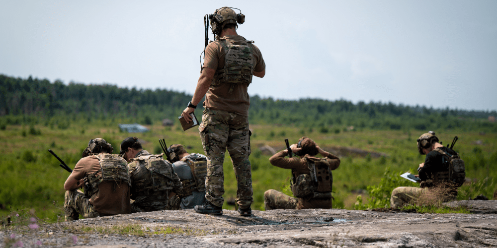 U.S. Navy Special Operators conducting training.