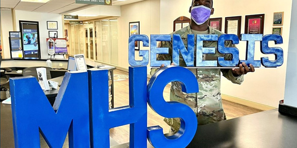 Source:  MHS (photo Bby Janice Erdlitz), https://health.mil/News/Articles/2023/09/05/MHS-GENESIS-Leader-Talks-Sustainment-Following-Deployment).