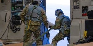 soldiers with arctic buoy drop 2025